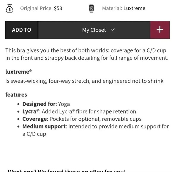 Lululemon Free To Be Serene Bra *High NeckBlack / Heathered Black - Picture 11 of 11